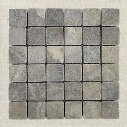 KAWI - Taupe | 12" x 12" | Onyx Mosaic - Mosaic Tile