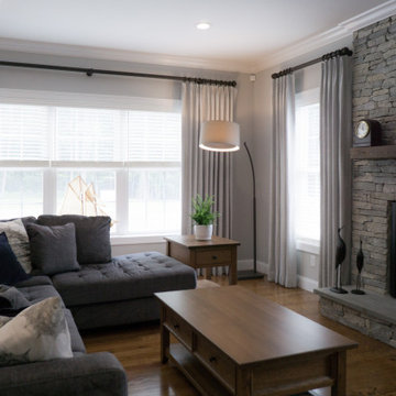Family Room with Fireplace