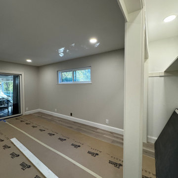 Home Remodel/ One Bath/paint/popcorn removal/LED Can lights/baseboards/Flooring