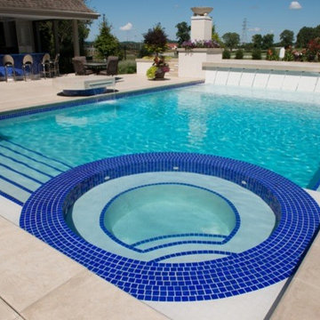 Intense Blue Pool and Spa