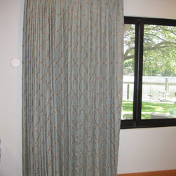 Former Draperies Make New Pair - Curtains