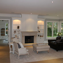 living room built ins