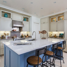 ideas for decor on island kitchen beach house