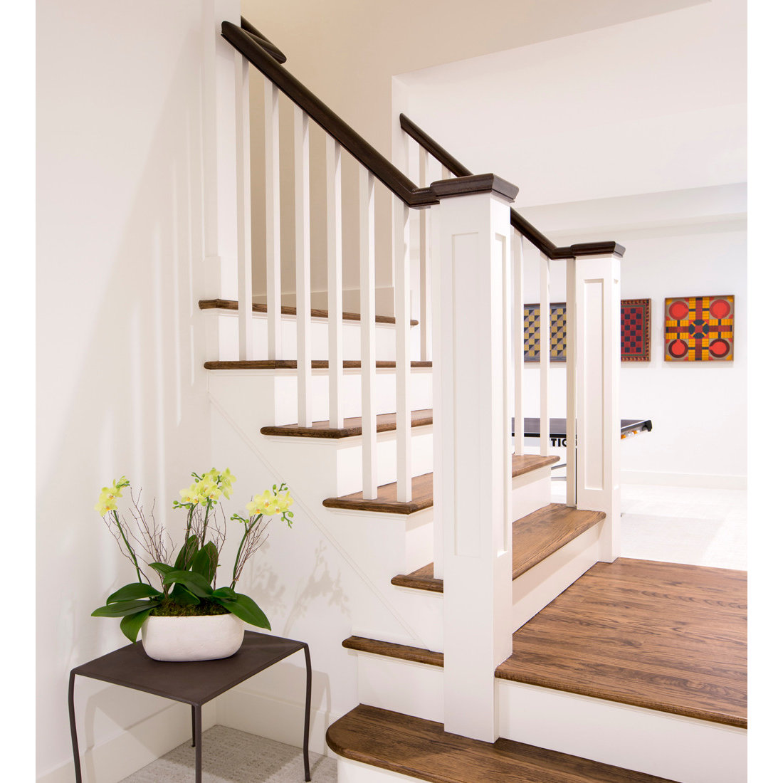 Finished Basement Stairway
