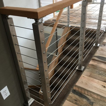 Tension cable rail