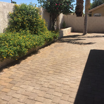 Backyard Paving Project