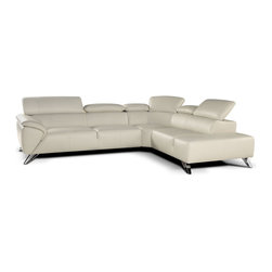 Tesla Italian Leather Sectional Sofa - Sectional Sofas