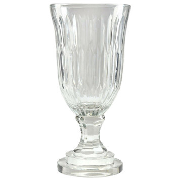 Serene Spaces Living Etched Glass Vase, Urn