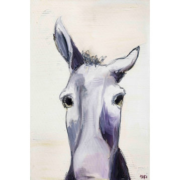 "Donkey" Painting Print on Canvas by Tori Campisi