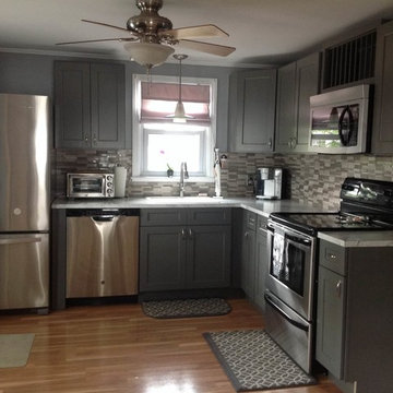 Grey Shaker Kitchen Cabinets