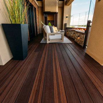 Dream Deck -- Envision Distinction Rustic Walnut composite deck