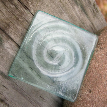 Fused Glass Tiles by Torch Lake Glass
