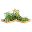 Greenes Two Tiers Original Cedar Raised Garden Bed, 4'x12'
