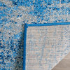 Safavieh Adirondack Collection ADR112 Rug, Silver/Blue, 2'6"x8'
