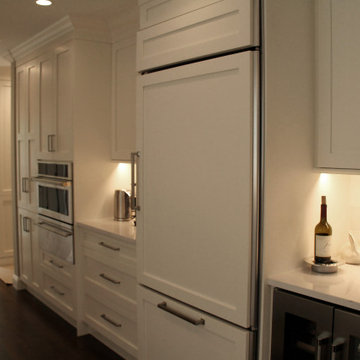 Long Island Clean White Kitchen Design