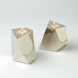 Converge Nickel Votives - Candleholders