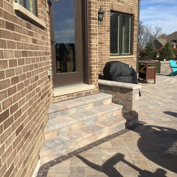 Back patio install with fire pit - Products