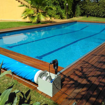 Cubierta de piscina en Barcelona