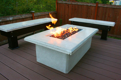 Example of a trendy patio design in Seattle