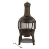 Living Accents SRCH08 Cast Iron Chimenea With Poker