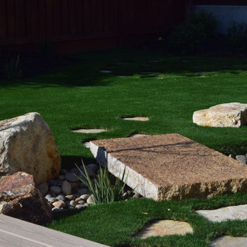 Modern Asian Inspired Backyard in Palo Alto