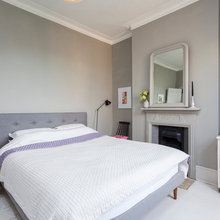 over fireplace