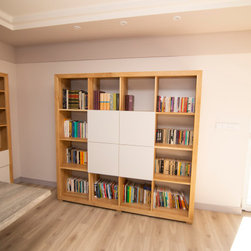 Wooden bookcase - oak - Bookcases