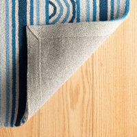 Button Area Rug Button Hand Micro Hooked Wool Rug, 3' x 5' - Contemporary - Area Rugs ...