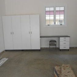Arctic White Garage; Bethesda, VA - Garage And Tool Storage