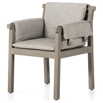 Galway Outdoor Dining Chair-Grey/Ash