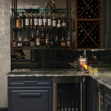 Preston Hollow Bourbon Lounge and Bathrooms Renovation and Furnishing