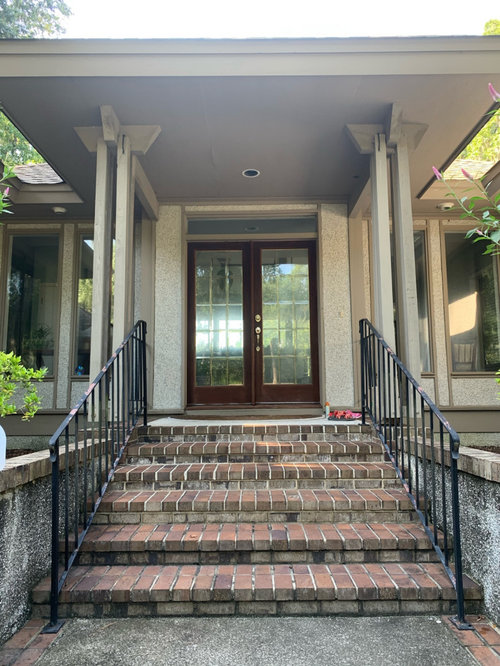 replacing rectangular exterior door with an arched one?