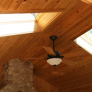 4 Seasons Room with Fireplace in Crystal Lake