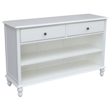 International Concepts Cottage Console Table in Beach White