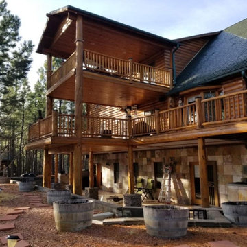 Site Build Log Cabin, Tri-Edge LLC