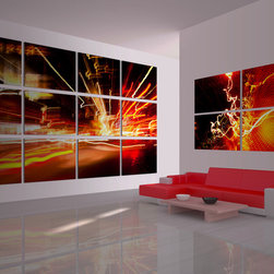 Abstract Prints on Aluminum - Artwork