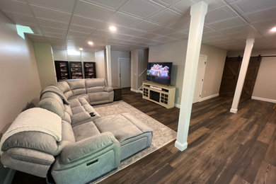 Basement - traditional basement idea in Other