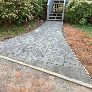 Stamped Sidewalks