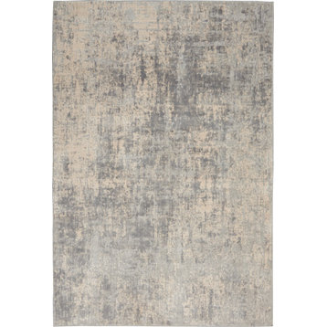 Nourison Rustic Textures RUS01 9'3"x12'9" Ivory/Silver Rug
