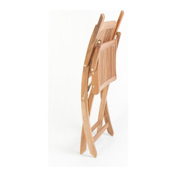 Wintons Teak Rennes Folding Chair - Outdoor Dining Chairs