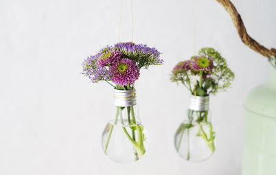 DIY : Recycler vos ampoules en vases suspendus