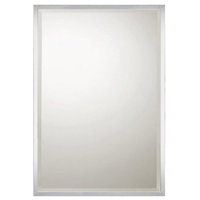 Capital Lighting 38" Rectangular Mirror, Polished Nickel Finish
