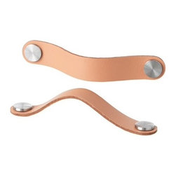 &Ouml;STERN&Auml;S Poign&eacute;e cuir, cuir tann&eacute; - Cabinet And Drawer Handle Pulls