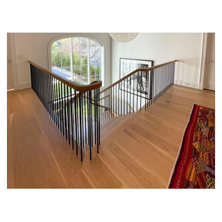 96_Dramatic cantilevered no-riser staircase, Bethesda, MD 20814 ...