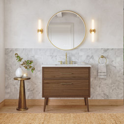 Midcentury Bathroom Vanities And Sink Consoles by Elegant Furniture & Lighting