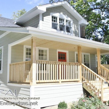 Andersen Double-Hung Windows, Monterey Taupe James Hardie Siding, Alside Gutters