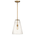 Hinkley - Hinkley Vance 41047Hb New Medium Pendant, Heritage Brass - The Vance pendant achieves both timeless and on-trend illumination. The A-line silhouette is classic, while its large-scale shade is clearly modern, all presented, multiple finish options.