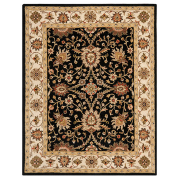 Safavieh Antiquity Collection AT249 Rug, Black, 9'6"x13'6"