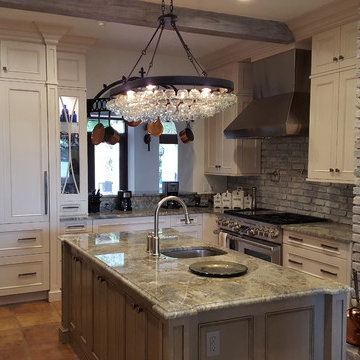 Historic Winter Park Remodel. Sub Zero designed to blend in like furniture.