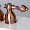 Kingston Brass KS395ALAC Widespread Bathroom Faucet, Antique Copper